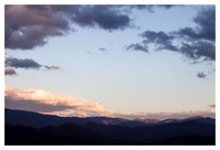 Clouds, Sunset, Nantahala National Forest, NC