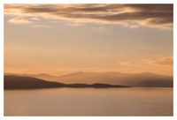 Stansbury Island, Great Salt Lake, Mist, Antelope Island State Park, UT