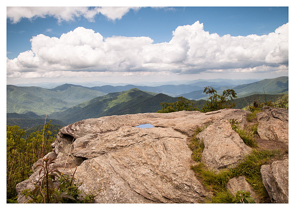 View of Middle Prong Wilderness Area from Sam's Knob, Pisgah National Forest, NC