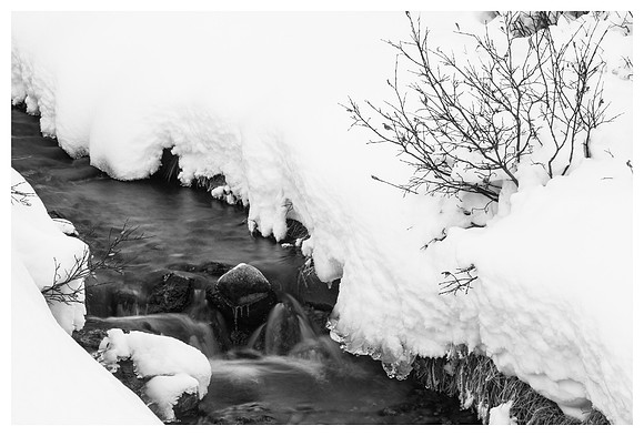 Winter Stream, Guanella Pass, Arapaho National Forest, CO