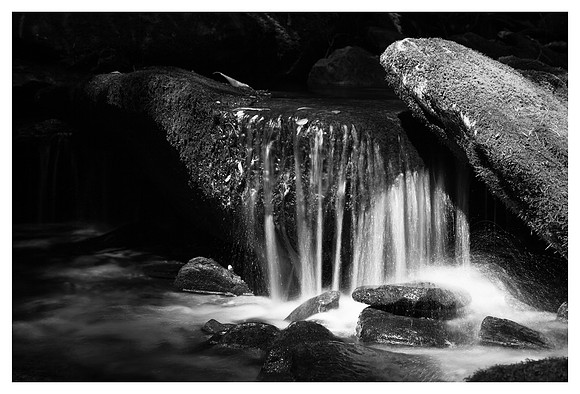 Mossy Rocks, Cascade, Gingercake Creek, Pisgah National Forest, NC