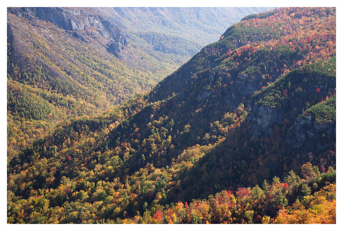 Afternoon Shadows, Fall Color, Linville Gorge Wilderness Area, Pisgah National Forest, NC