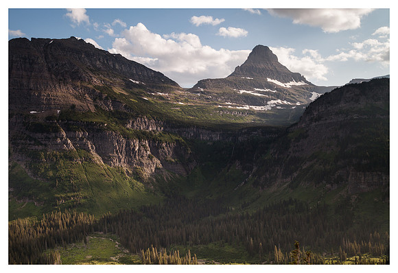 Reynolds Mountain, Afternoon, Glacier National Park, MT