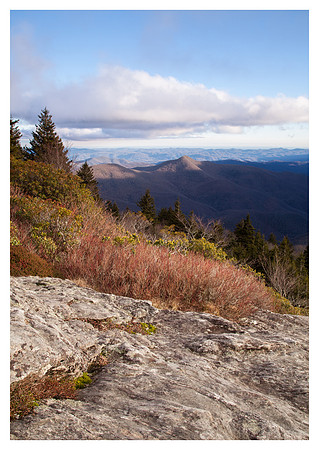 Last Light on Peak, from Devil's Courthouse, Blue Ridge Parkway, NC