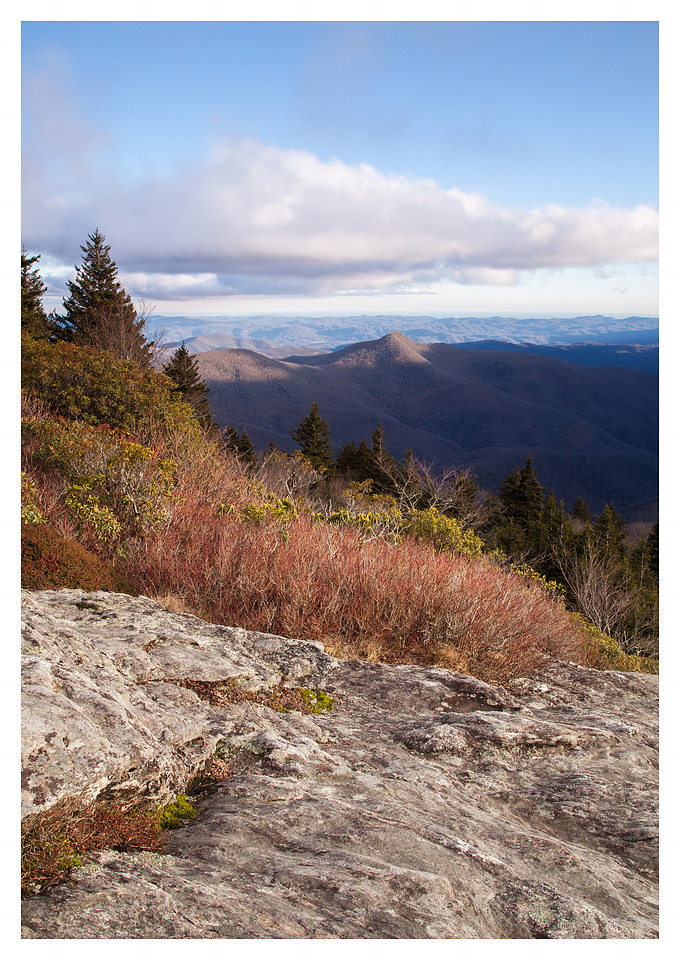 Last Light on Peak, from Devil's Courthouse, Blue Ridge Parkway, NC