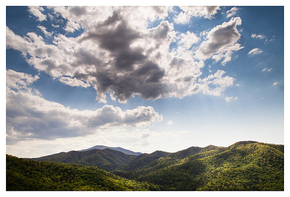Clouds and Shadows, from the Appalachian Trail, Hot Springs, NC