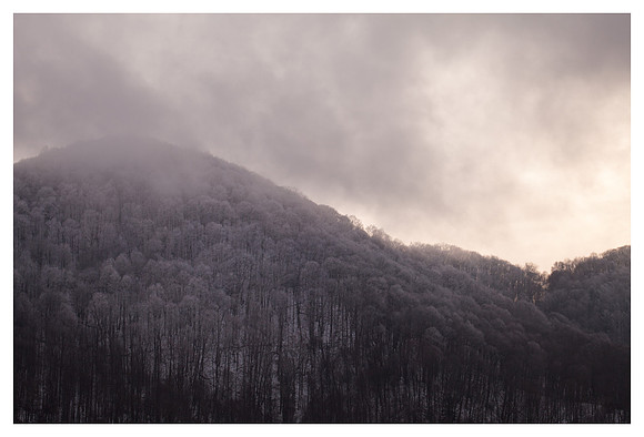 Mist, Frost, Evening, Along Hwy I-26 North, TN