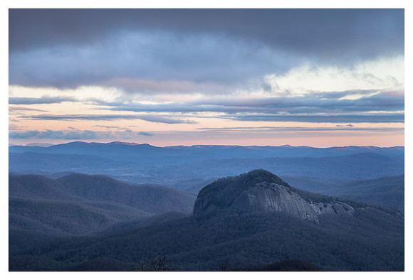 Looking Glass Rock, Sunset, Pisgah National Forest, NC
