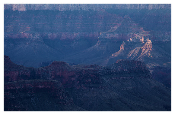 Canyon Wall, Morning, Grand Canyon National Park, AZ