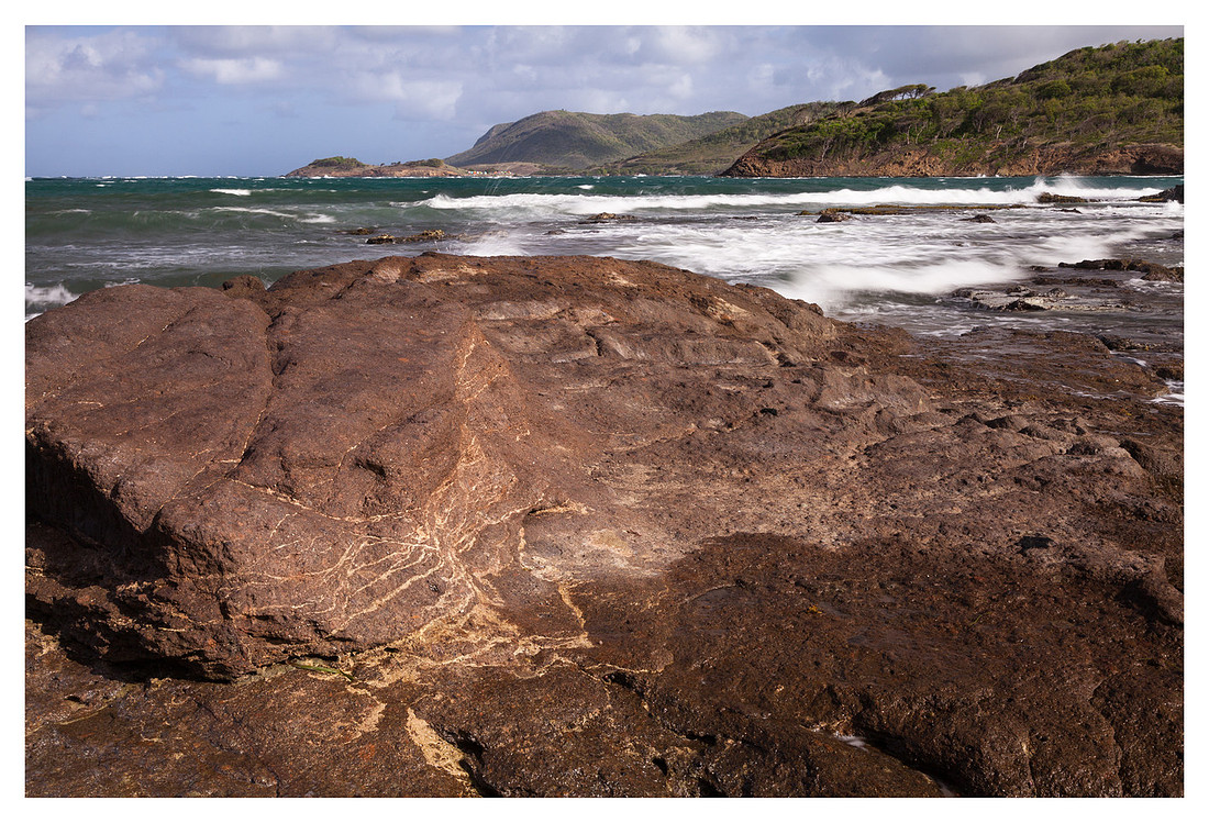 Epouge Bay from Plantation Beach, Afternoon, St. Lucia