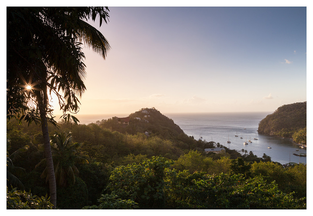 Marigot Bay, Evening Light, St. Lucia