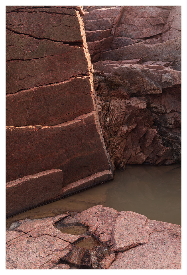 Rock, Puddle, Acadia National Park, ME