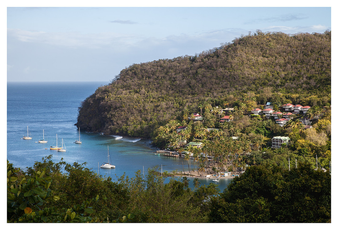 Marigot Beach Club, Morning, St. Lucia