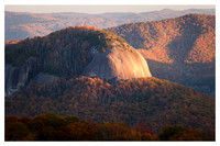 Looking Glass Rock, Fall, Sunset, Pisgah National Forest, NC