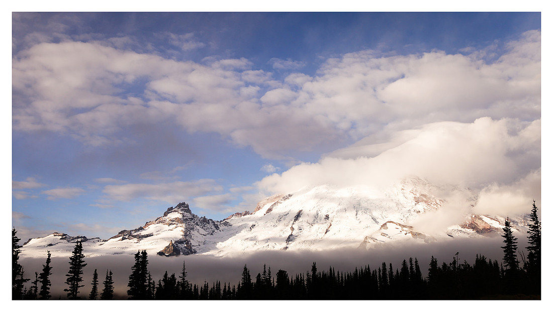 Morning Light, Mt. Rainier, Mt. Rainier National Park, WA