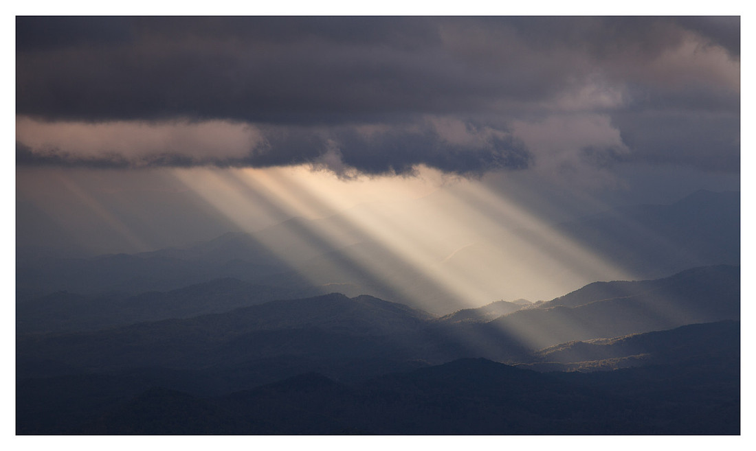 Light Rays II, from Waterrock Knob, Blue Ridge Parkway, NC